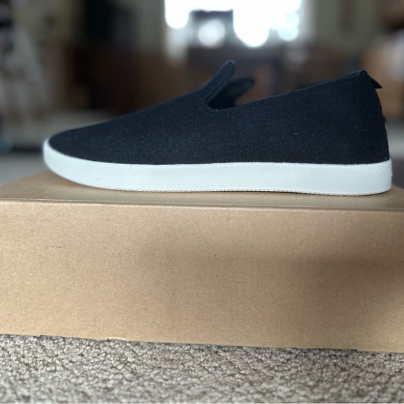 Allbirds NWT NIB Wool Loungers - Classic True Black, Cream Sole - Women’s Size 8 - Picture 6 of 12